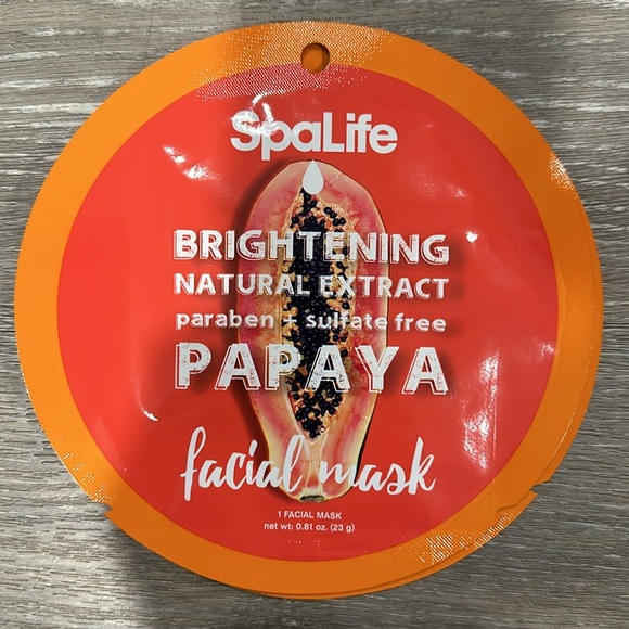 SpaLife Facial Masks 4 Brightening Natural Extract/7 SpaLife Deep Cleansing NEW! - Picture 4 of 9